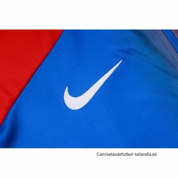 Chandal de Sudadera del Paris Saint-Germain 2025-2026 Azul Rojo