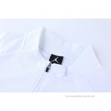Chandal de Sudadera del Paris Saint-Germain Jordan 2021-2022 Blanco