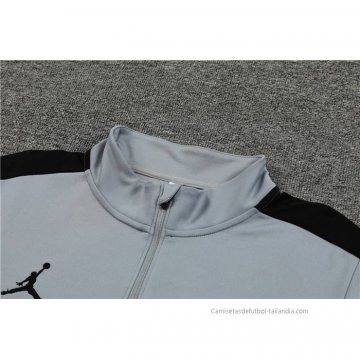 Chandal de Sudadera del Paris Saint-Germain Jordan 2023-2024 Gris