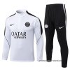 Chandal de Sudadera del Paris Saint-Germain Nino 2026-2027 Blanco Chandal de Sudadera del Paris Saint-Germain Nino 2026-2027 Blanco