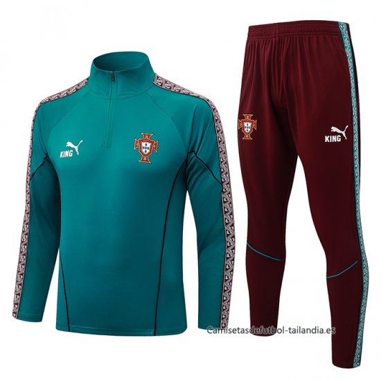 Chandal de Sudadera del Portugal Nino 2026-2027 Verde - Haga un click en la imagen para cerrar