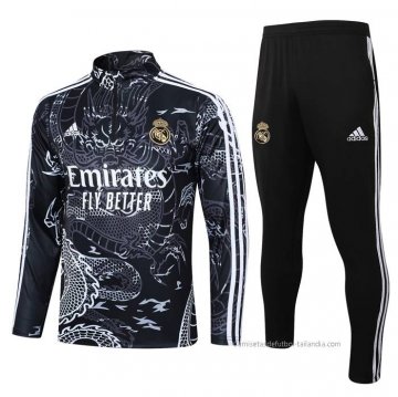 Chandal de Sudadera del Real Madrid 2023-2024 Negro Chandal de Sudadera del Real Madrid 2023-2024 Negro