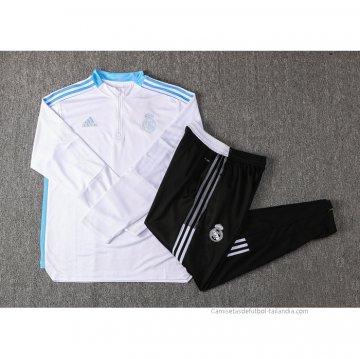Chandal de Sudadera del Real Madrid 2021-2022 Blanco