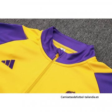 Chandal de Sudadera del Real Madrid 2023-2024 Amarillo