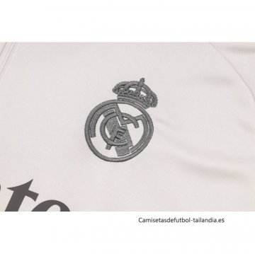 Chandal de Sudadera del Real Madrid 2024-2025 Rosa Claro