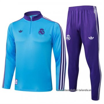Chandal de Sudadera del Real Madrid 2025-2026 Azul Chandal de Sudadera del Real Madrid 2025-2026 Azul