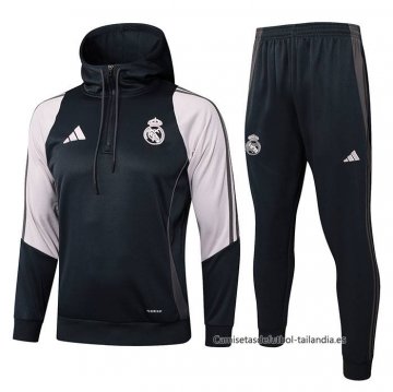 Chandal de Sudadera del Real Madrid Nino 2024-2025 Gris Chandal de Sudadera del Real Madrid Nino 2024-2025 Gris