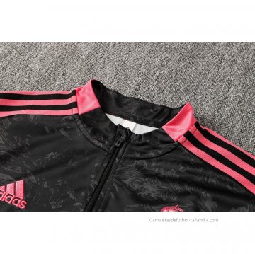 Chandal de Sudadera del Real Madrid Nino 2021-2022 Negro