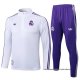 Chandal de Sudadera del Real Madrid Nino 2025-2026 Blanco Purpura