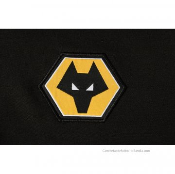 Chandal de Sudadera del Wolves 2021-2022 Negro