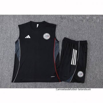 Chandal del Ajax Sin Mangas 2025-2026 Negro