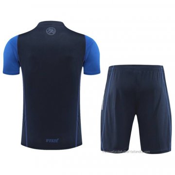 Chandal del Argelia Manga Corta 2023-2024 Azul - Pantalon Corto