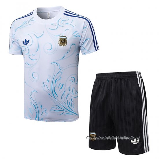 Chandal del Argentina Manga Corta 2026-2027 Blanco - Pantalon Corto - Haga un click en la imagen para cerrar