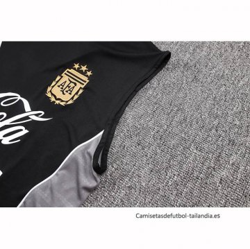 Chandal del Argentina Sin Mangas 2025-2026 Negro