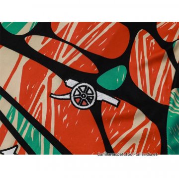 Chandal del Arsenal Manga Corta 2024-2025 Rojo Verde - Pantalon Corto