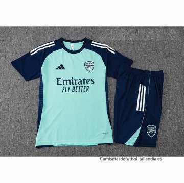Chandal del Arsenal Manga Corta 2025-2026 Verde - Pantalon Corto