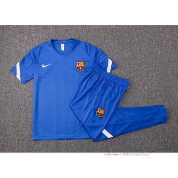 Chandal del Barcelona Manga Corta 2021-2022 Azul