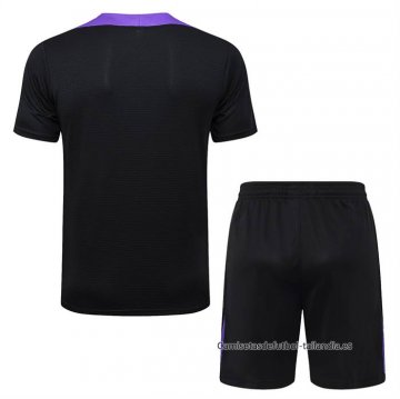 Chandal del Barcelona Manga Corta 2025-2026 Negro - Pantalon Corto