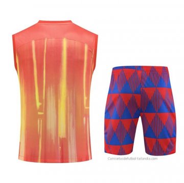Chandal del Barcelona Sin Mangas 2023-2024 Naranja