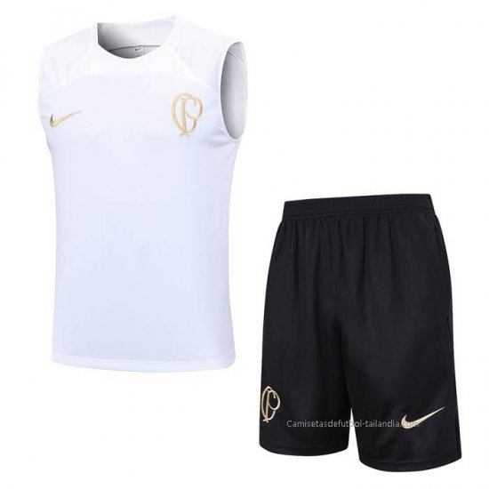 Chandal del Corinthians Sin Mangas 2023-2024 Blanco - Haga un click en la imagen para cerrar
