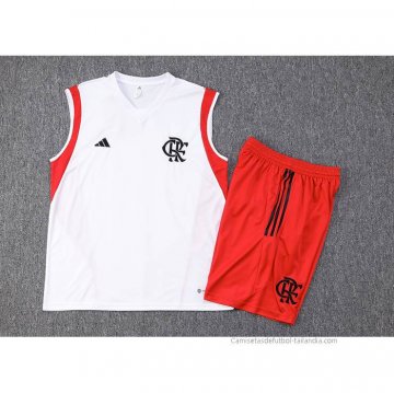 Chandal del Flamengo Sin Mangas 2023-2024 Blanco