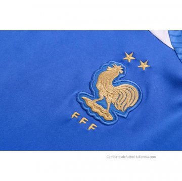 Chandal del Francia Manga Corta 2022-2023 Azul
