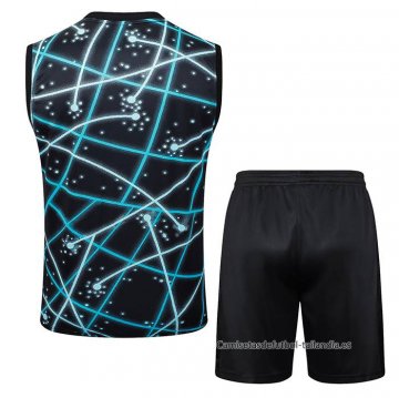 Chandal del Inter Milan Sin Mangas 2025-2026 Negro Azul