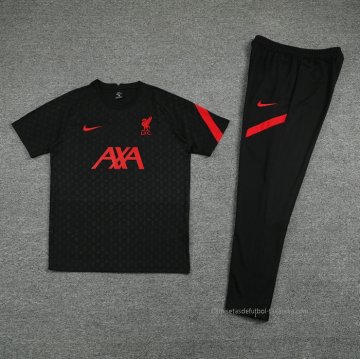 Chandal del Liverpool Manga Corta 2021-2022 Negro