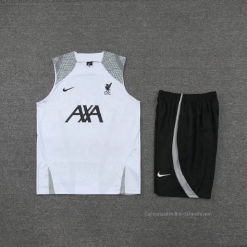 Chandal del Liverpool Sin Mangas 2022-2023 Blanco