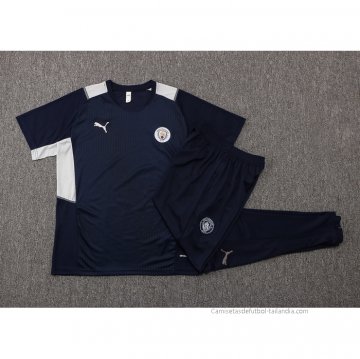 Chandal del Manchester City Manga Corta 2021-2022 Azul