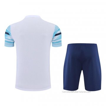 Chandal del Manchester City Manga Corta 2022 Azul - Pantalon Corto