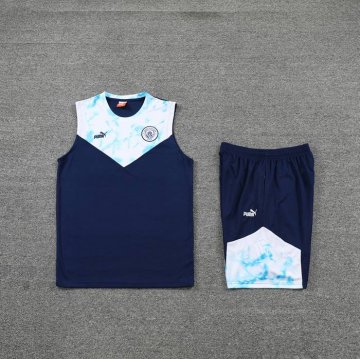 Chandal del Manchester City Sin Mangas 2022-2023 Azul
