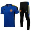 Chandal del Manchester United Manga Corta 2021-2022 Azul Chandal del Manchester United Manga Corta 2021-2022 Azul