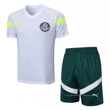 Chandal del Palmeiras Manga Corta 2023-2024 Blanco - Pantalon Corto Chandal del Palmeiras Manga Corta 2023-2024 Blanco - Pantalon Corto