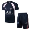 Chandal del Paris Saint-Germain Jordan Manga Corta 2022-2023 Azul - Pantalon Corto Chandal del Paris Saint-Germain Jordan Manga Corta 2022-2023 Azul - Pantalon Corto