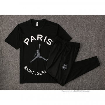 Chandal del Paris Saint-Germain Manga Corta 2021-2022 Negro