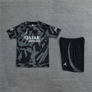 Chandal del Paris Saint-Germain Manga Corta 2022-2023 Gris - Pantalon Corto