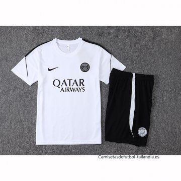 Chandal del Paris Saint-Germain Manga Corta 2026-2027 Blanco - Pantalon Corto
