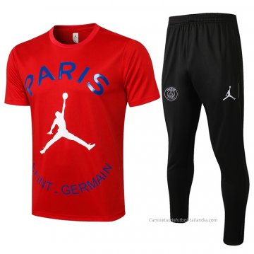 Chandal del Paris Saint-Germain Manga Corta 2021-2022 Rojo Chandal del Paris Saint-Germain Manga Corta 2021-2022 Rojo