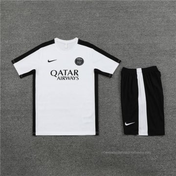 Chandal del Paris Saint-Germain Manga Corta 2023-2024 Blanco - Pantalon Corto