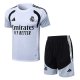 Chandal del Real Madrid Manga Corta 2025-2026 Blanco - Pantalon Corto