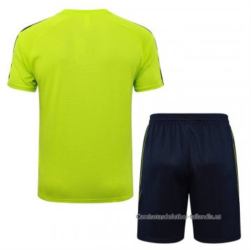 Chandal del Real Madrid Manga Corta 2025-2026 Verde - Pantalon Corto
