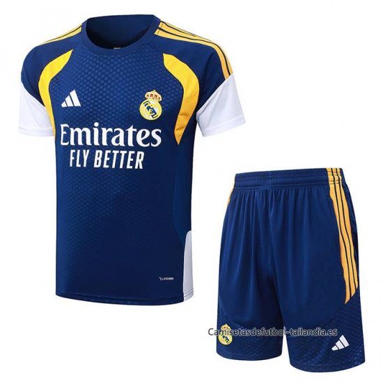 Chandal del Real Madrid Manga Corta 2026-2027 Azul - Pantalon Corto - Haga un click en la imagen para cerrar