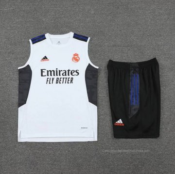 Chandal del Real Madrid Sin Mangas 2022-2023 Blanco