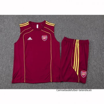 Chandal del Roma Sin Mangas 2025-2026 Rojo