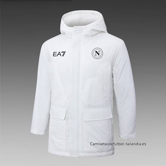 Chaqueta Invierno del Napoli 2024-2025 Blanco - Haga un click en la imagen para cerrar