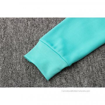 Chaqueta con Capucha del Barcelona 2021-2022 Azul