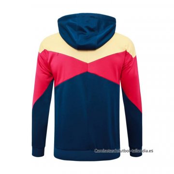 Chaqueta con Capucha del Barcelona 2024-2025 Azul