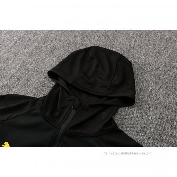 Chaqueta con Capucha del Borussia Dortmund 2021-2022 Negro