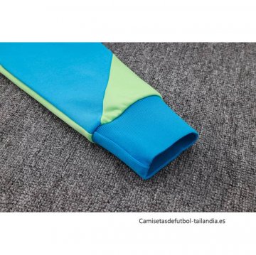 Chaqueta con Capucha del Brasil 2024-2025 Azul